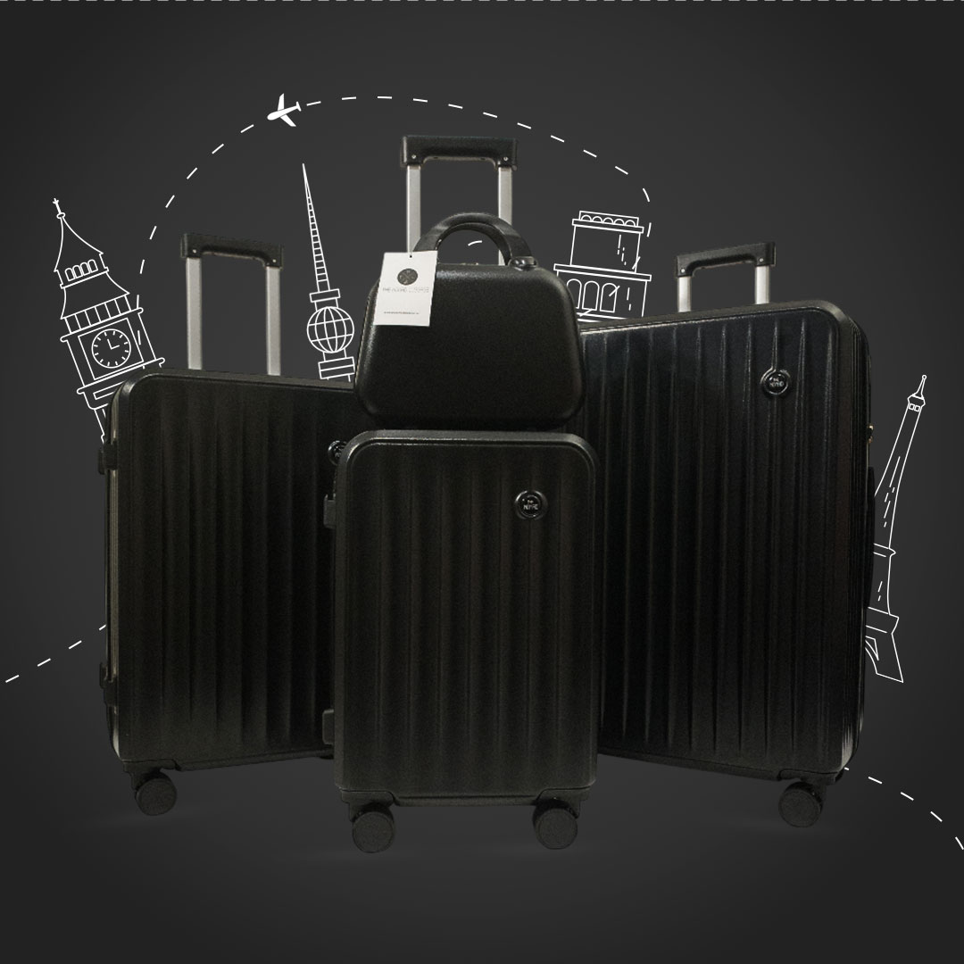 this black nomad luggage set