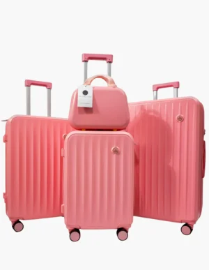 the nomad luggage Pink