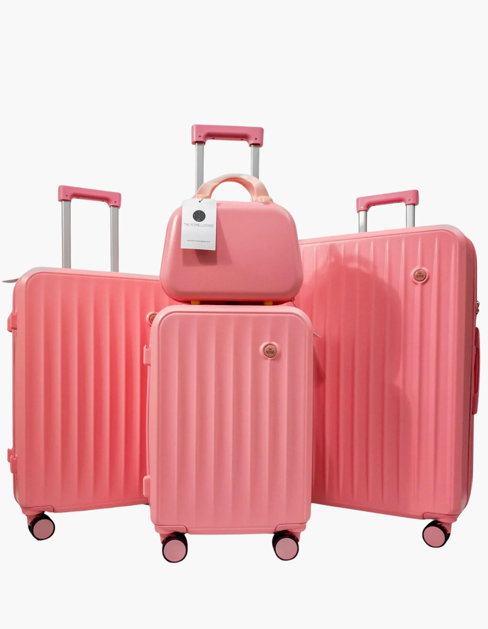 the nomad luggage Pink